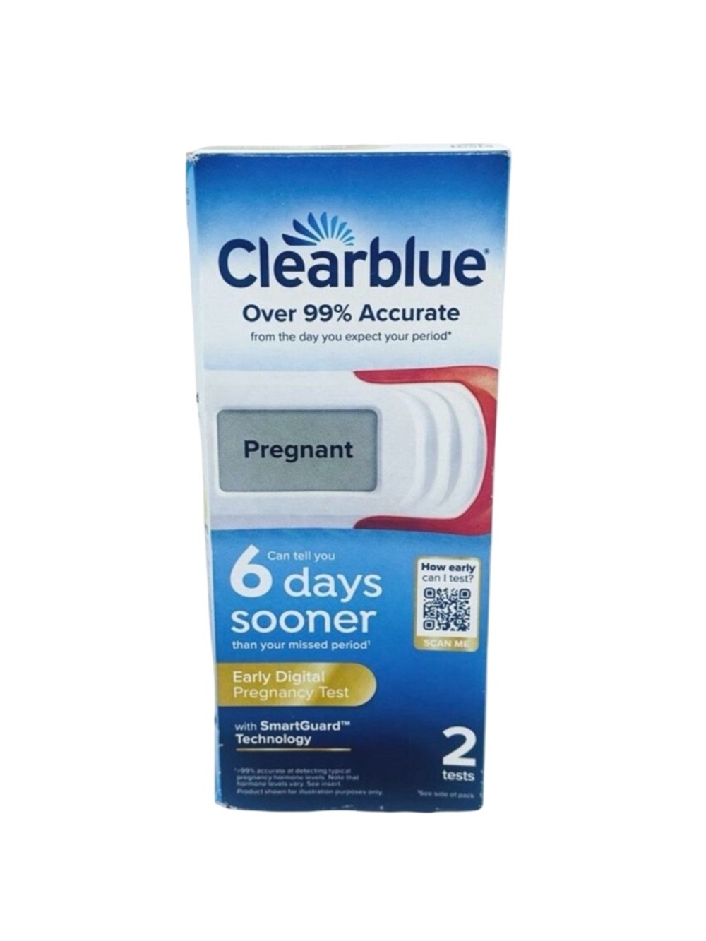 ClearBlue Early Digital Pregnancy Test - 2 Tests